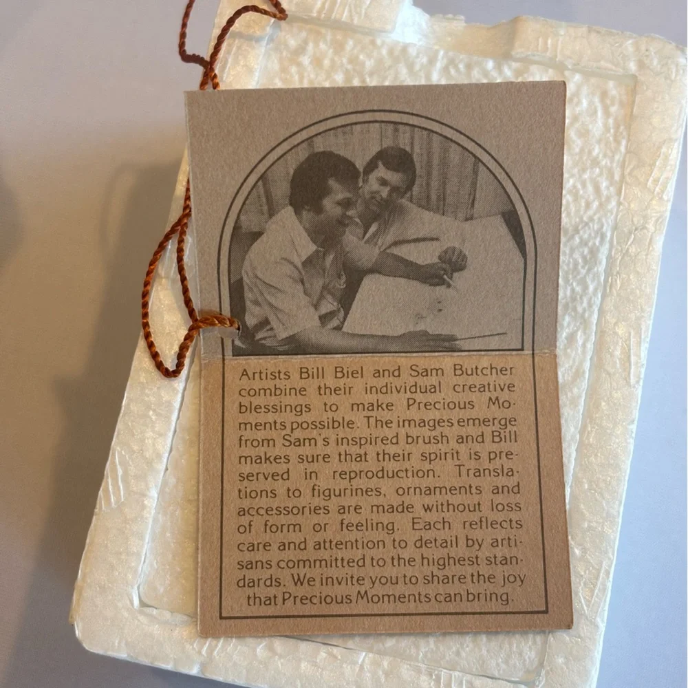 VINTAGE PRECIOUS MOMENTS Christmas Ornament Christmas Wish 1984‎ NIB
